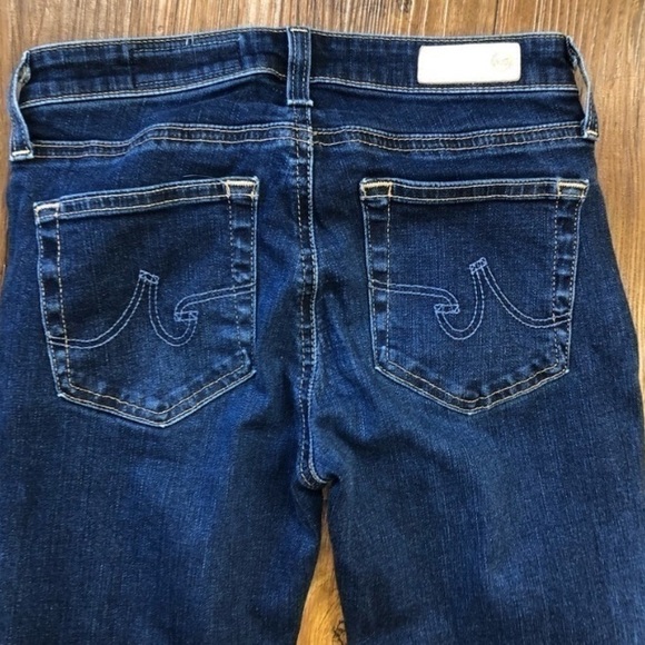 Adriano Goldschmied The Prima Roll-up cigarette cropped jeans dark wash size 25 - Picture 10 of 10